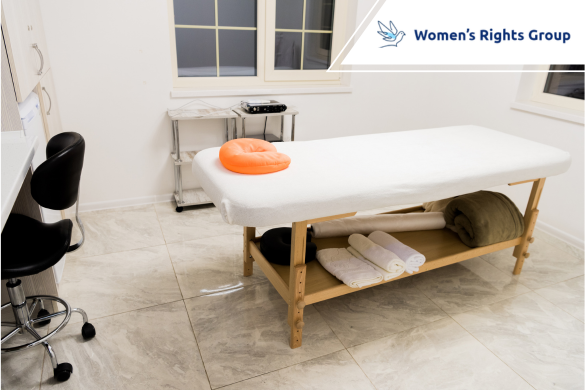 sex trafficking in massage parlor