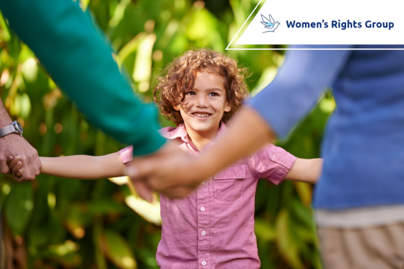 family holding hands